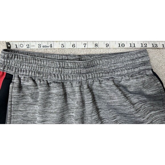 Nike YLG Boys Therma Elite Basketball Jogger Sweatpants Gray/Black/Red - Picture 6 of 8